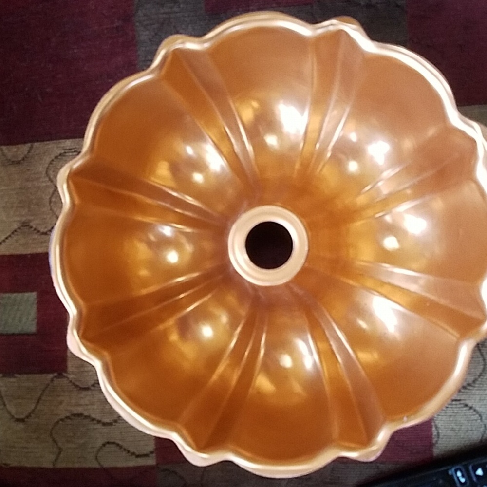 Copper Coated Bundt Pan